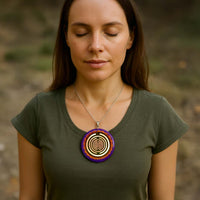 Thumbnail for Orgonite Pendant with High Vibrational Moldavite and Lakhovsky MWO