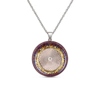 Thumbnail for Metayantra Quantum Resonator Necklace 7th Chakra Sahasrara for spiritual connection: Quartz, copper and sacred geometry