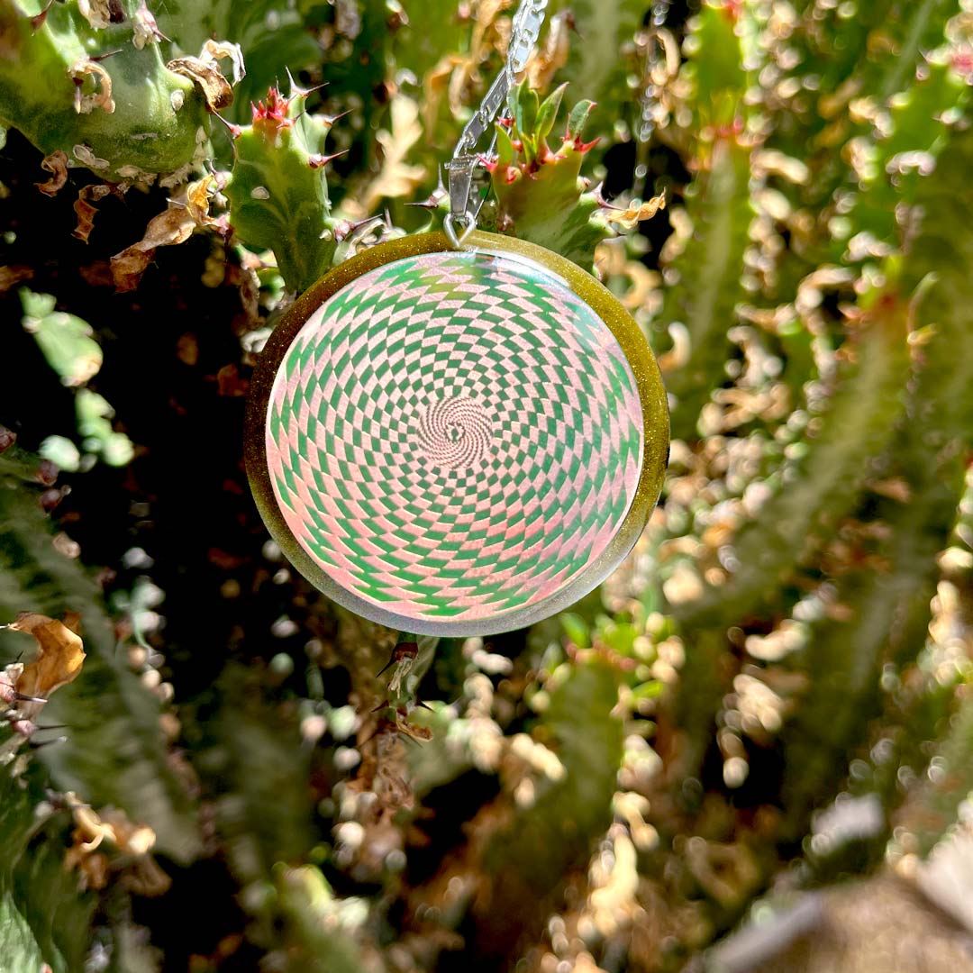 Patrick Flanagan Cosmic Sensor Flat Pyramid Energy Metayantra Pendant