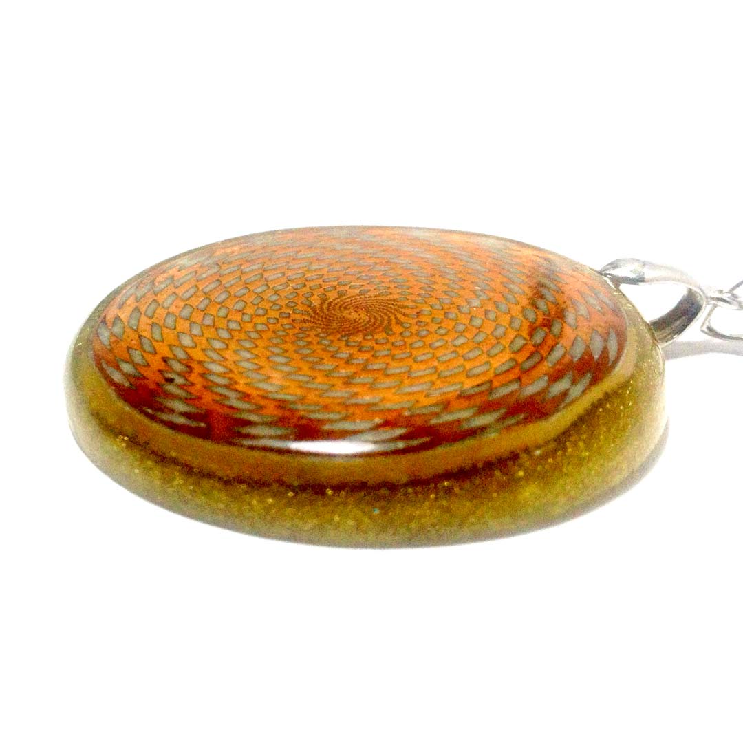 Patrick Flanagan Cosmic Sensor Flat Pyramid Energy Metayantra Pendant