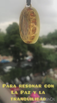 Malachite, Amethyst Crop Circle Resonator 24 Vortex