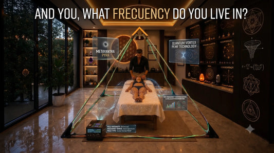 PEMF & Light Therapy Pyramid — Quantum Vortex Electromagnetic Technology
