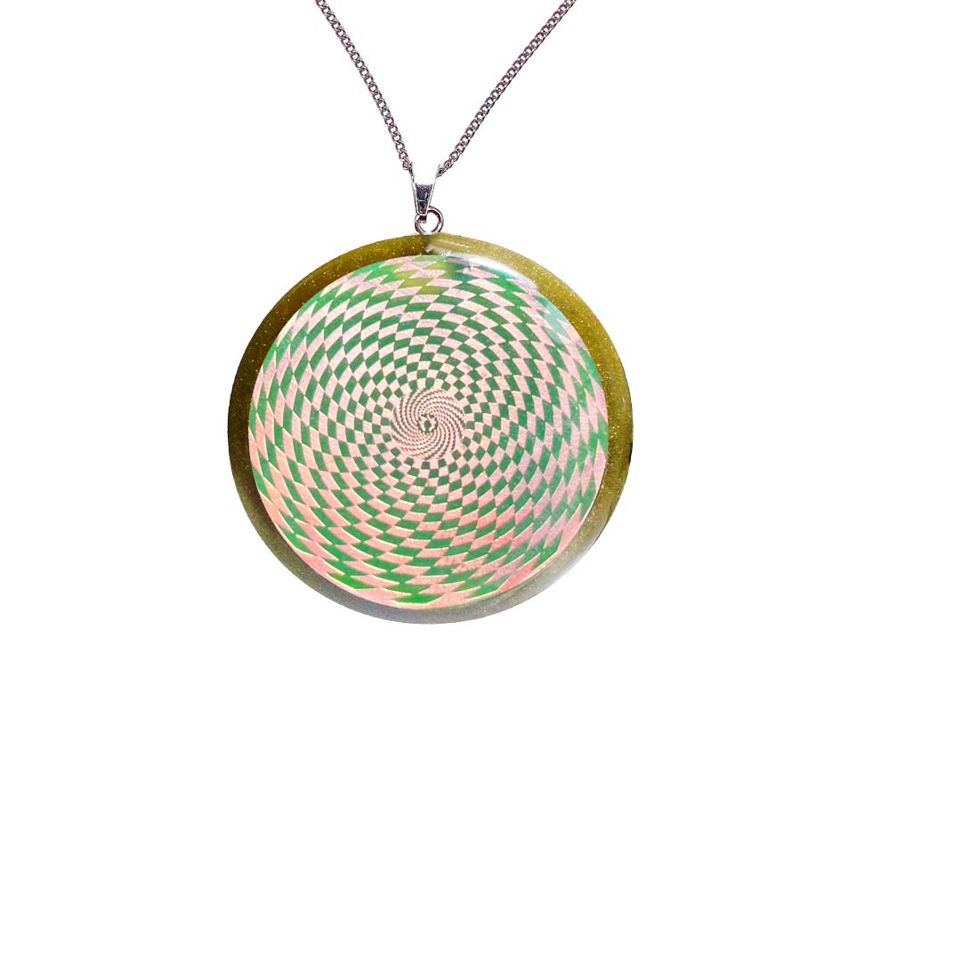 Patrick Flanagan Cosmic Sensor Flat Pyramid Energy Metayantra Pendant