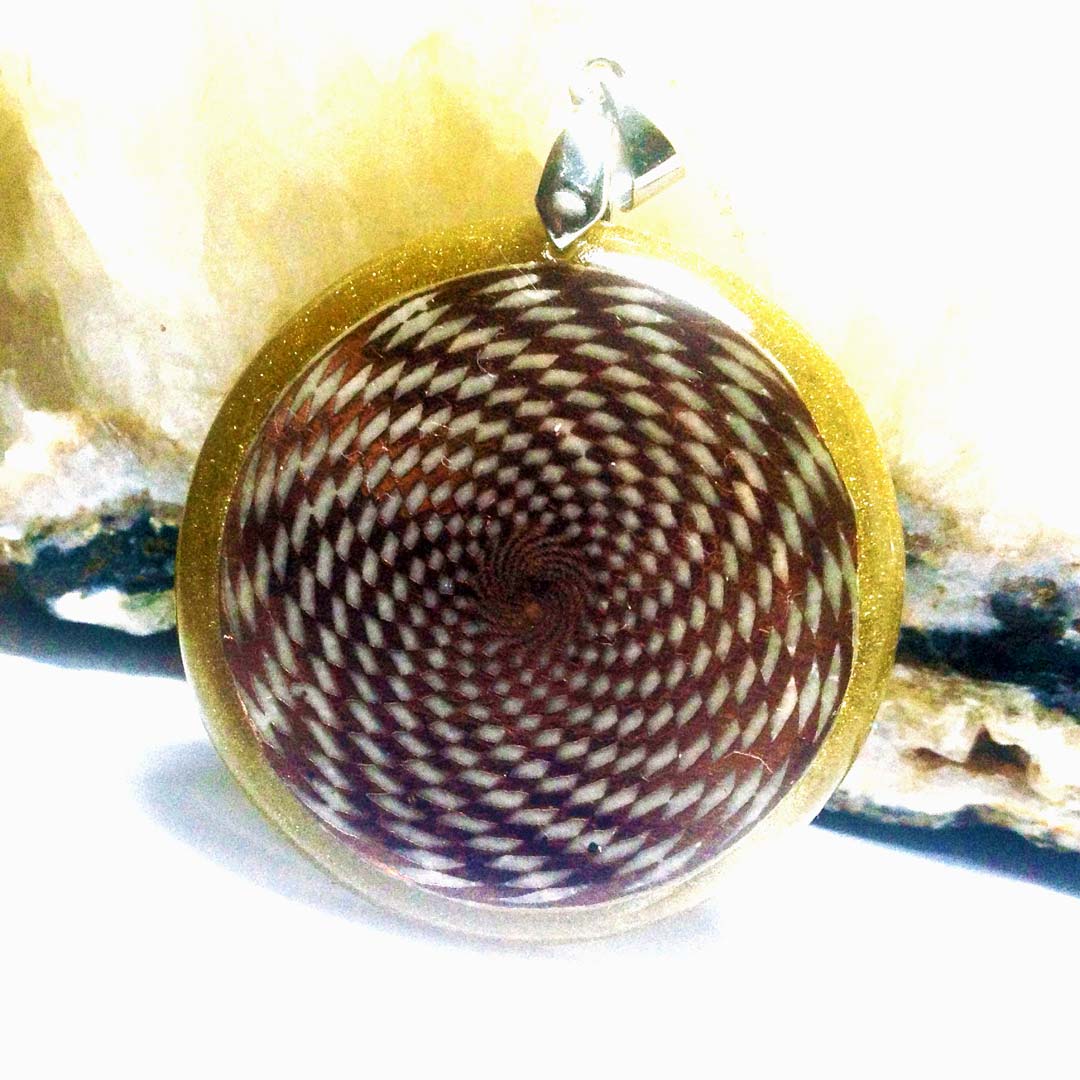 Patrick Flanagan Cosmic Sensor Flat Pyramid Energy Metayantra Pendant