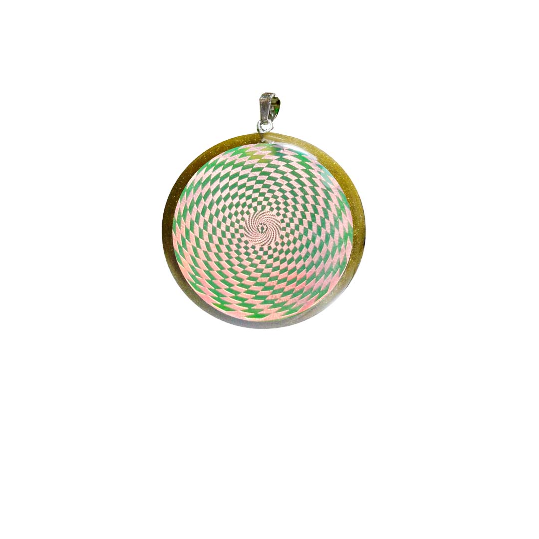 Patrick Flanagan Cosmic Sensor Flat Pyramid Energy Metayantra Pendant