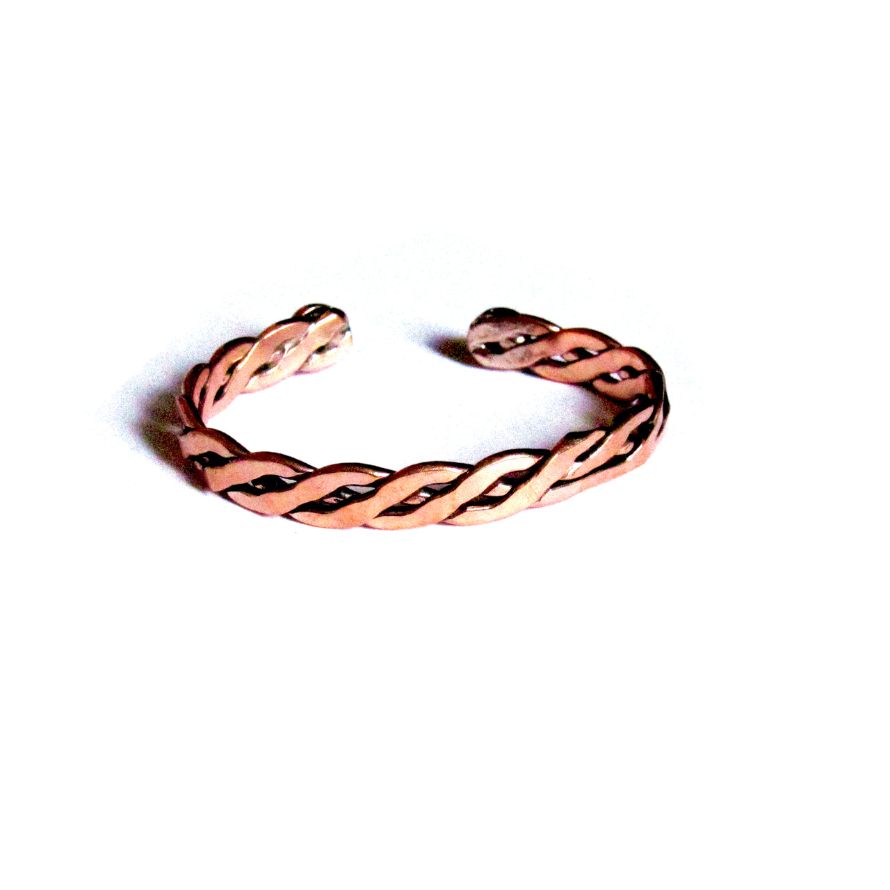 🔥 Obsidian & Copper Torzal Bracelet – Ancient Power Amulet