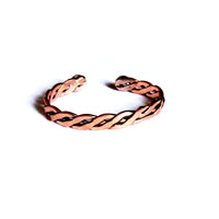 Thumbnail for 🔥 Obsidian & Copper Torzal Bracelet – Ancient Power Amulet
