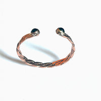 Thumbnail for 🔥 Obsidian & Copper Torzal Bracelet – Ancient Power Amulet
