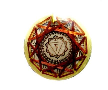 Spiritual Necklace with Quantum Resonator 3rd Manipura Chakra