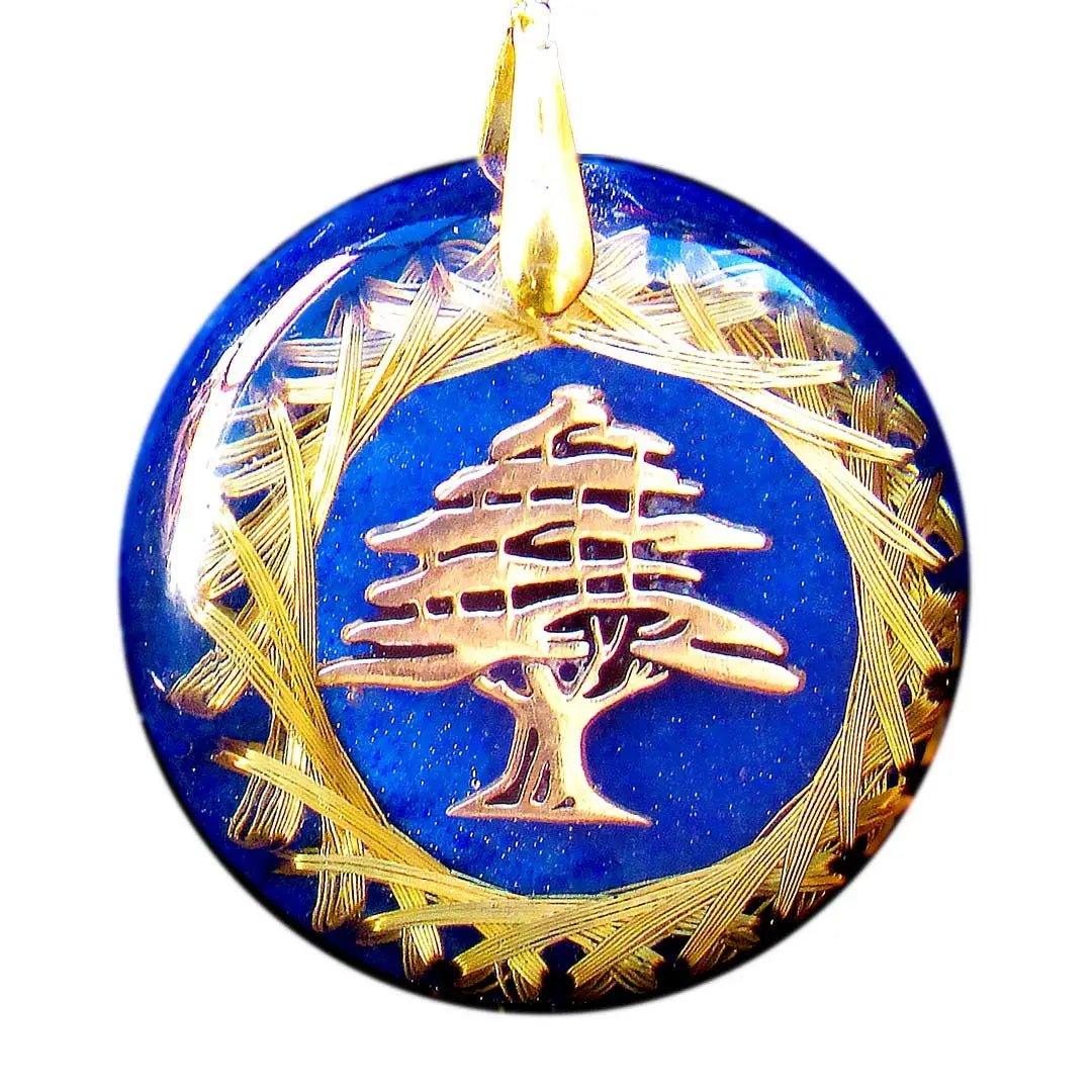 Micro Lebanese Cedar Tree Pendant | Symbol of Strength | Metayantra