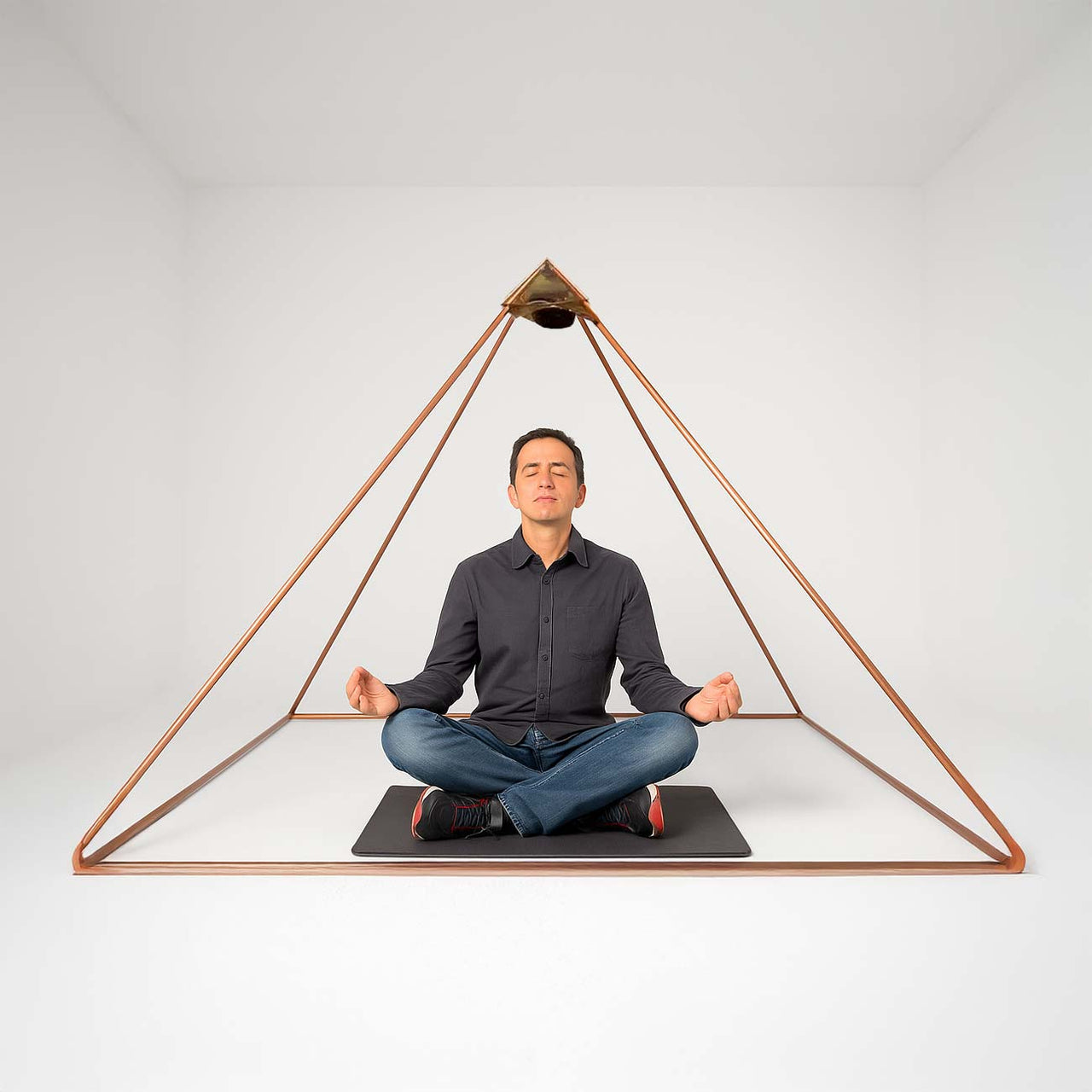 Electromagnetic and Light Therapy Pyramid (Quantum Vortex PEMF Technology)
