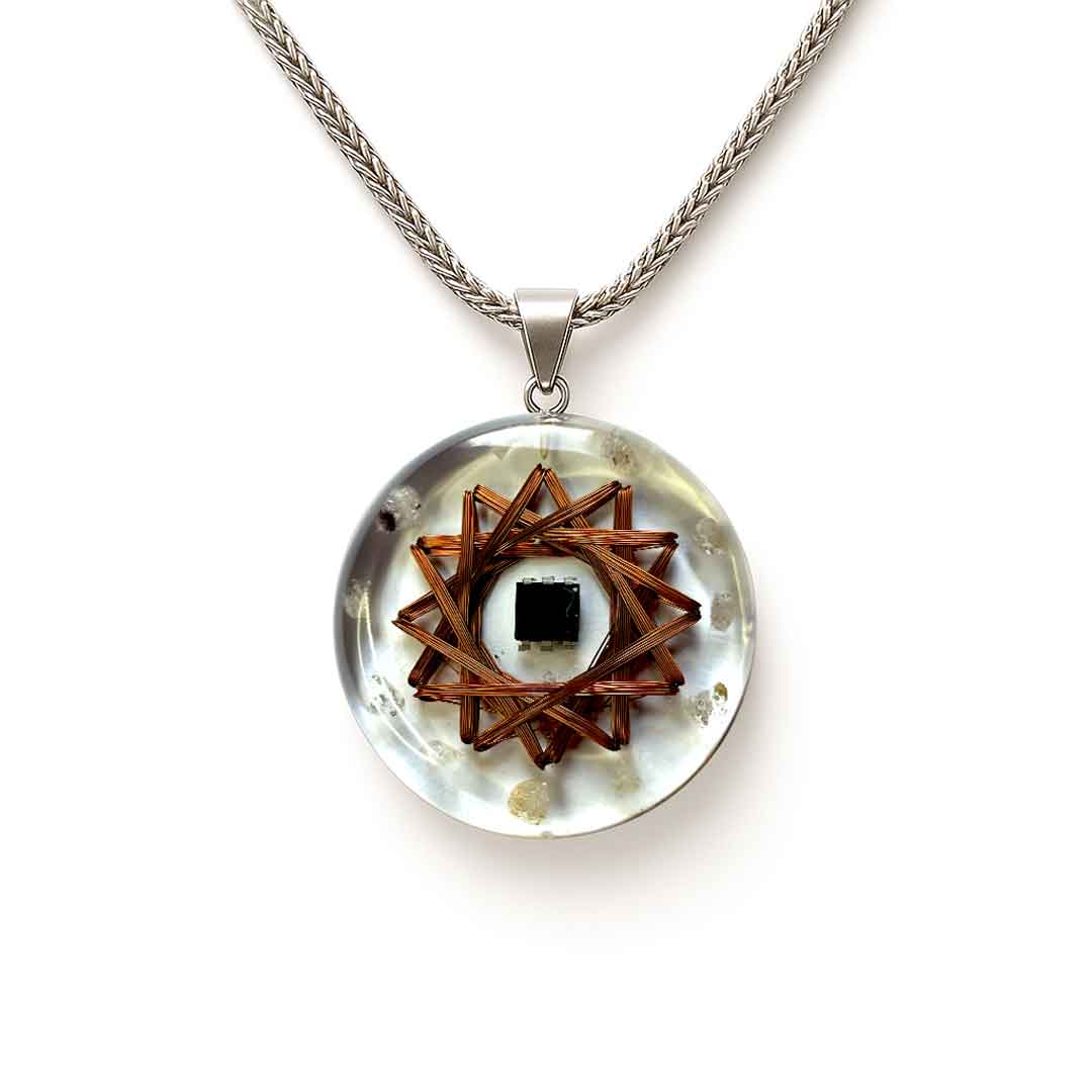 Orgone MicroChip Star Pendant — Stop Carrying What Isn't Yours. Evict Negative Entities.