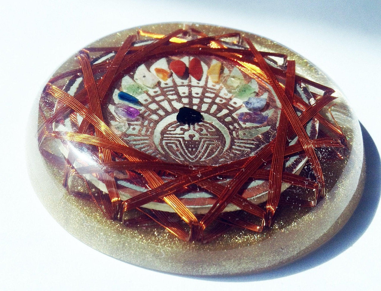 5G Protection Quetzalcoatl Crop Circle Quantic Resonator 7 Chakra Alingment - Metayantra WorldWide