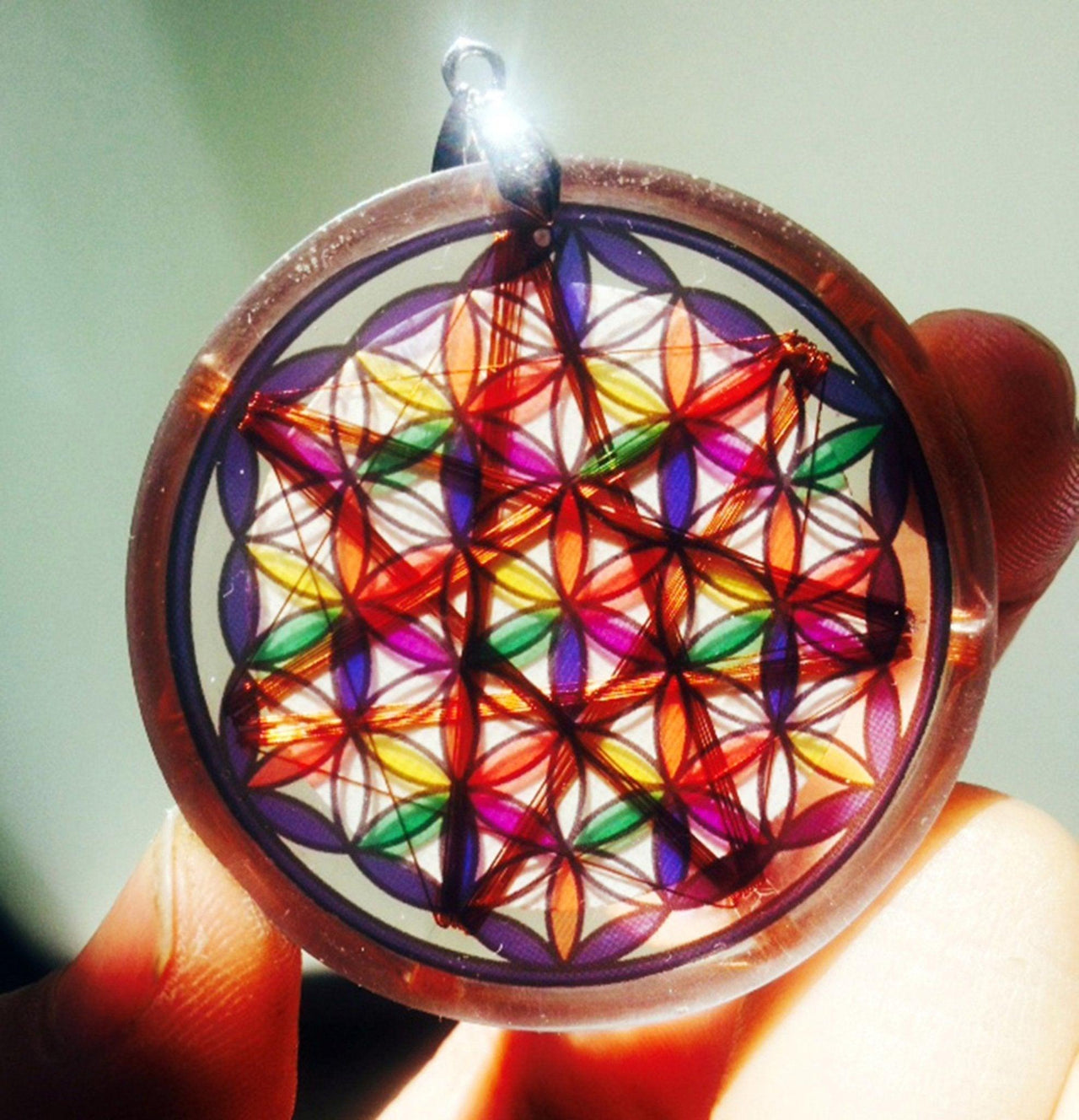 7 Archangels FLower Of life 7 Vortex Resonator - Metayantra Consciencia