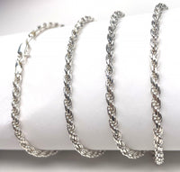 Thumbnail for 925 silver chain Torzal Italian type - Metayantra WorldWide