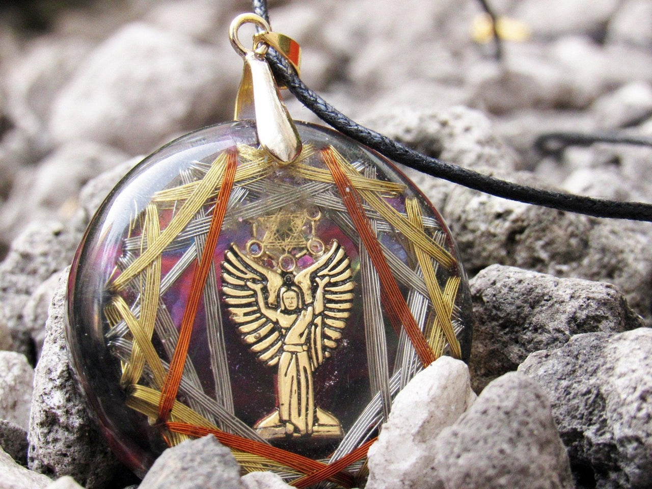 Archangel Metatron 22 Vortex Gold Plated - Metayantra Consciencia