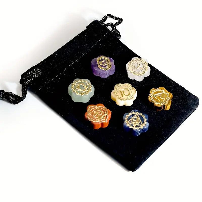 Metayantra 7 Chakras Quartz Set: Balance & Harmony"