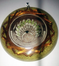 Thumbnail for Quetzalcoatl Quantum Resonator With Moldavite - Metayantra Consciencia