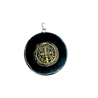 Thumbnail for ✨🔮 Orgonite Necklace: Miracle Generator with St. Benedict Medal 🙏🛡️ Total Protection Against Witchcraft and Negative Energies