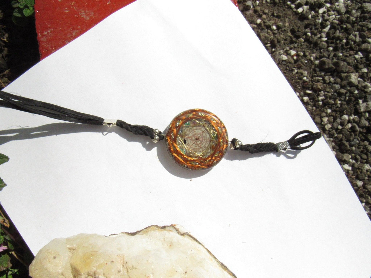 Wicca Protector Wheel of Time Bracelet - Metayantra Consciencia